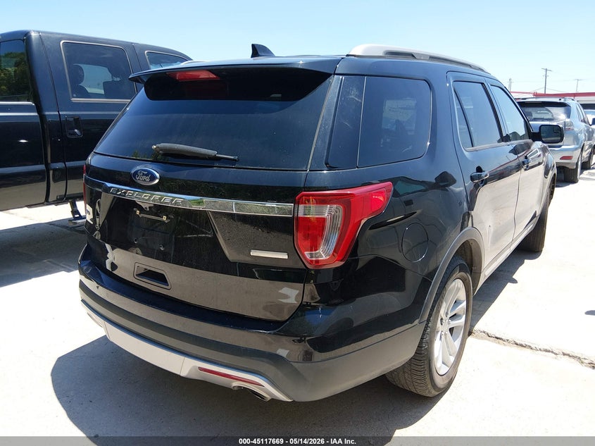 Vin: 1fm5k7dh5ggb95423, lot: 45615285, ford explorer xlt 20164