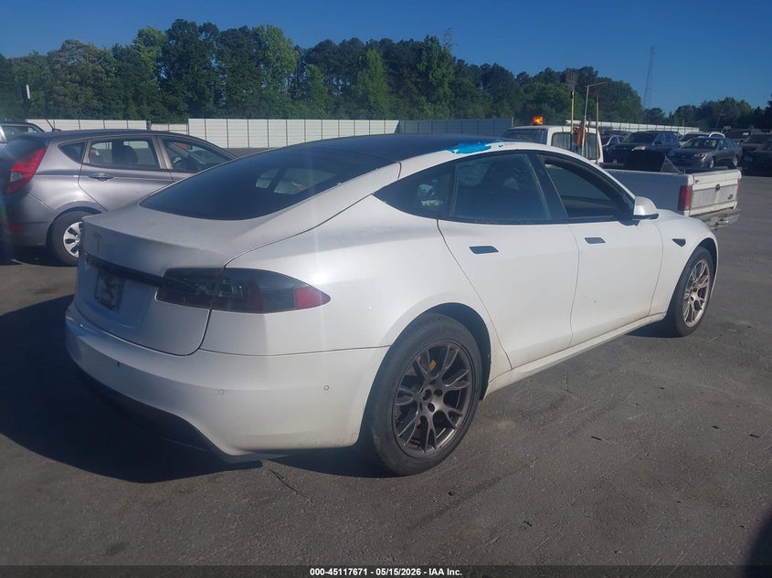 Vin: 5yjsa1e56mf428467, lot: 45615287, tesla model s long range dual motor all-wheel drive 20214