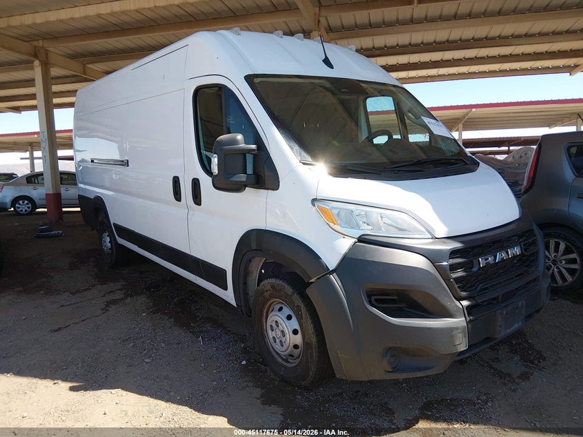 Vin: 3c6mrvjg6pe505369, lot: 45615291, ram promaster 3500 cargo van high roof 159 wb ext 2023 img_1