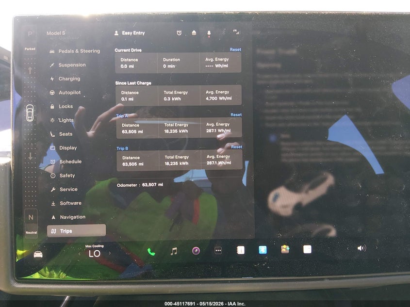 2021 Tesla Model S Long Range Dual Motor All-Wheel Drive VIN: 5YJSA1E50MF428223 Lot: 45117691