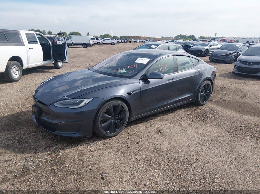 Vin: 5yjsa1e50mf428223, lot: 45615307, tesla model s long range dual motor all-wheel drive 20212