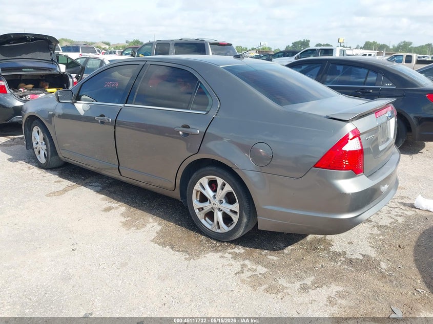 Vin: 3fahp0ha1cr245279, lot: 45615348, ford fusion se 20123