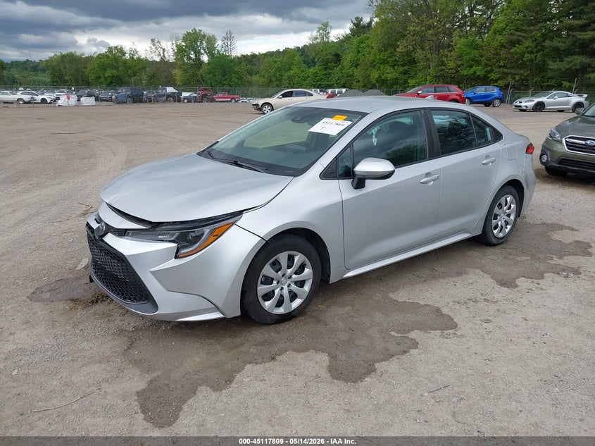 2022 Toyota Corolla Le 5YFEPMAE8NP353196 photo 1