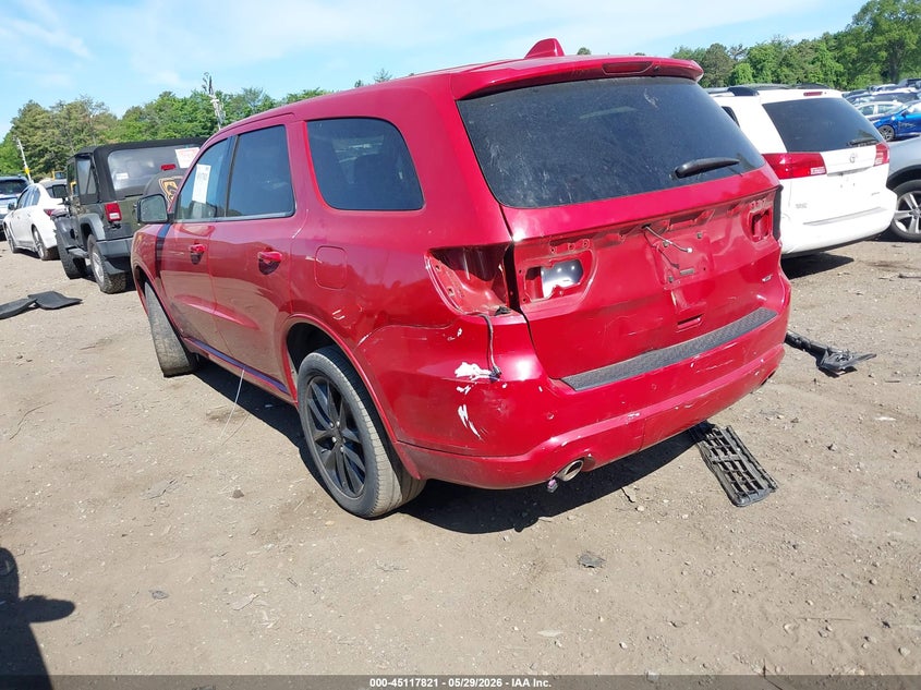 Vin: 1c4rdjdg0jc401010, lot: 45615437, dodge durango gt awd 20183