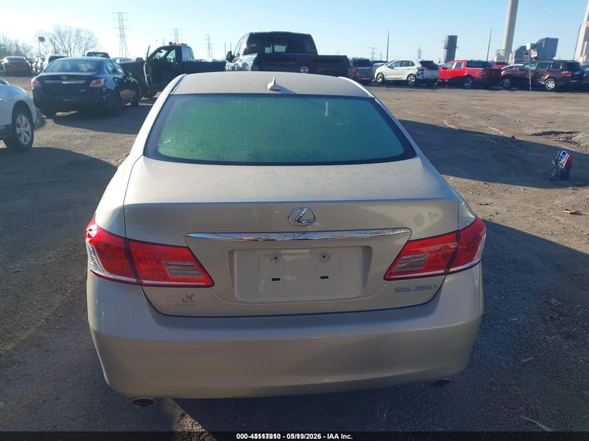 2012 Lexus ES 3.5 Es 350 gold Lot 111045117910 Vin JTHBK1EG3C2508629