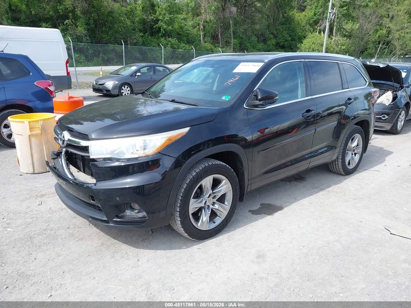 2014 Toyota Highlander Limited V6 5TDDKRFH1ES045076 photo 1
