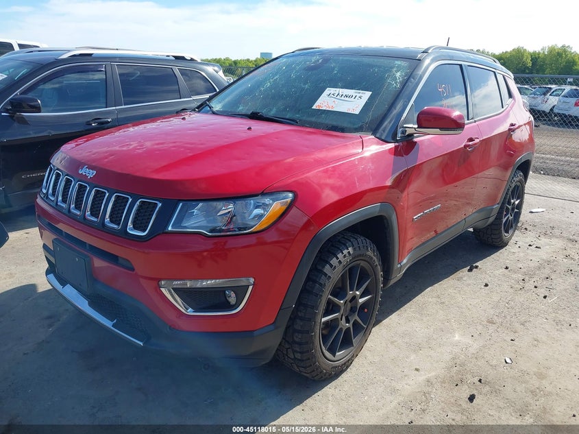 Vin: 3c4njdcb9kt842610, lot: 45615631, jeep compass limited 4x4 20192