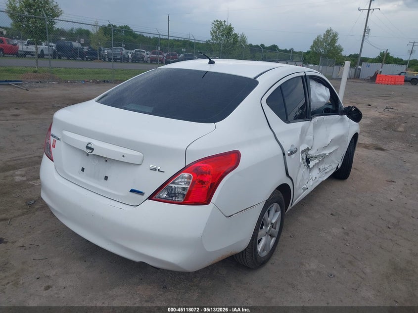 Vin: 3n1cn7ap8cl813860, lot: 45615688, nissan versa 1.6 sl 20124