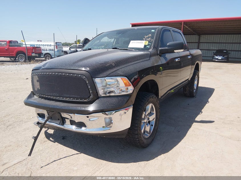 Vin: 1c6rr7lt9js253777, lot: 45615696, ram 1500 big horn  4x4 5'7 box 20182