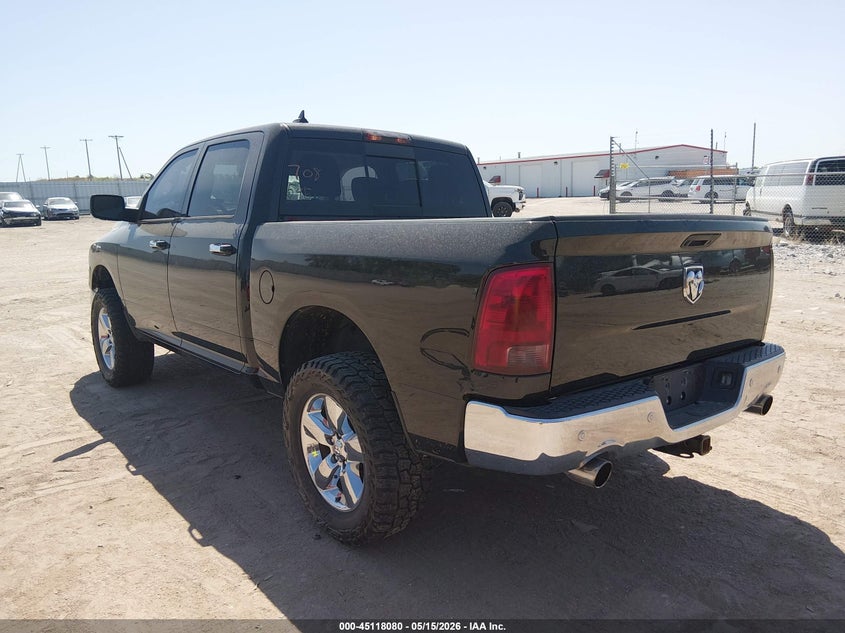 Vin: 1c6rr7lt9js253777, lot: 45615696, ram 1500 big horn  4x4 5'7 box 20183