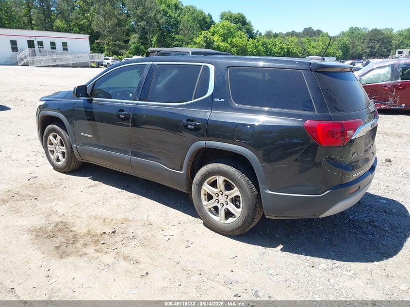 Vin: 1gkknkla1jz145687, lot: 45615749, gmc acadia sle-1 20183