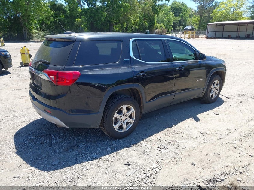 Vin: 1gkknkla1jz145687, lot: 45615749, gmc acadia sle-1 20184