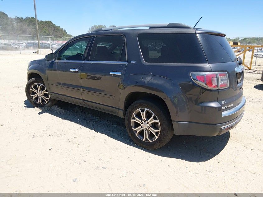 Vin: 1gkkrrkd4ej132591, lot: 45615810, gmc acadia slt-1 20143