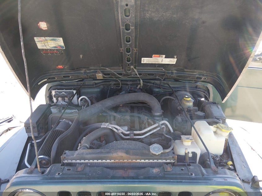 2000 Jeep Wrangler Sahara VIN: 1J4FA59S6YP703110 Lot: 45118230