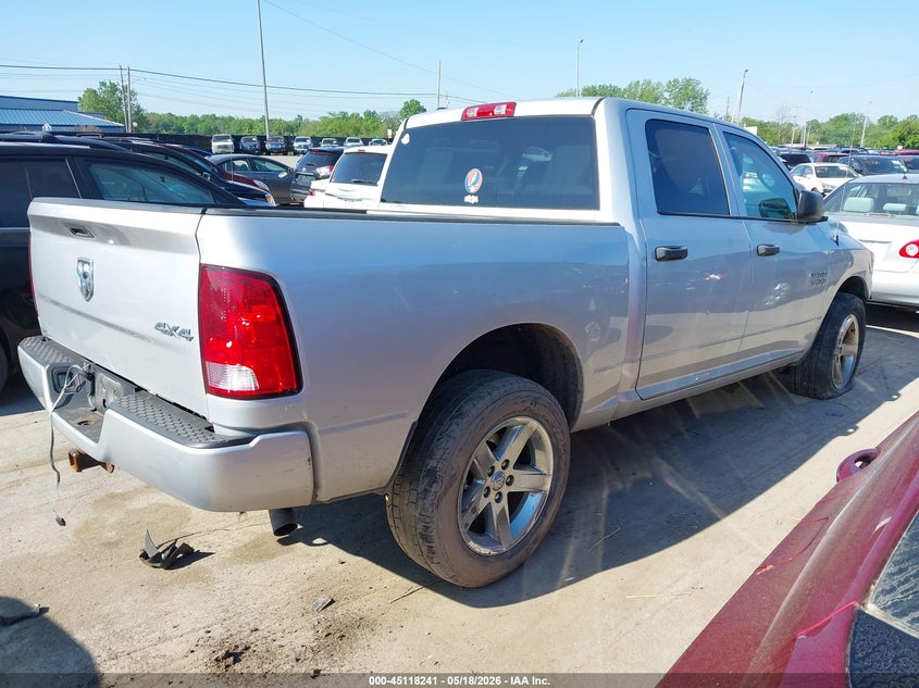 Vin: 1c6rr7kg6hs553551, lot: 45615857, ram 1500 express  4x4 5'7 box 20174