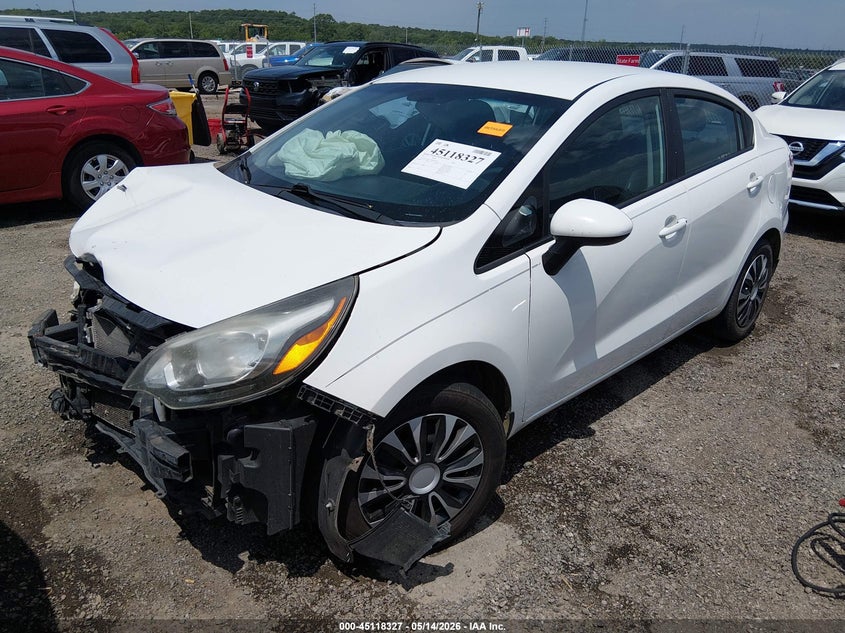 Vin: knadm4a37h6016384, lot: 45615943, kia rio lx 20172
