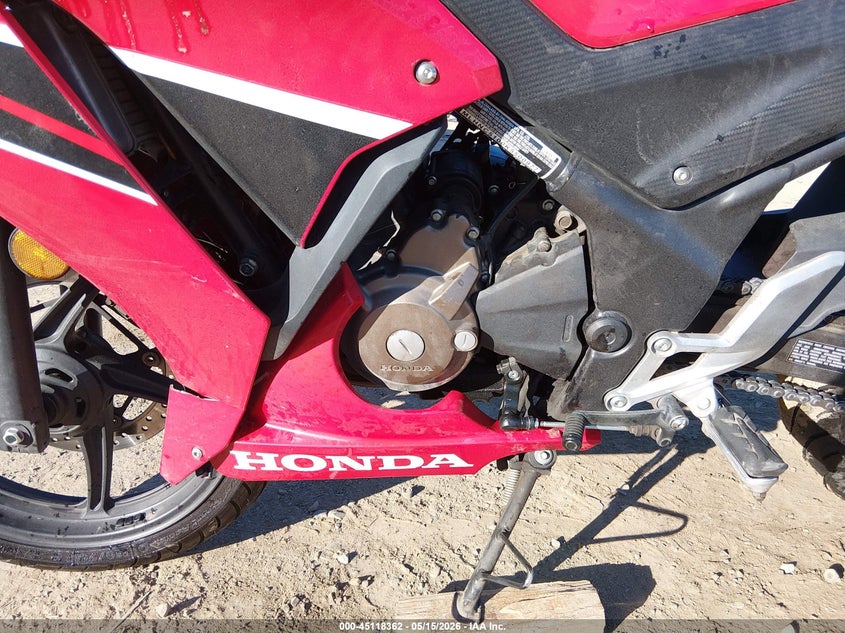 2019 Honda Cbr300 R VIN: MLHNC5100K5500977 Lot: 45118362