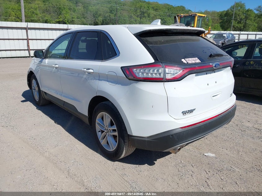 Vin: 2fmpk3j9xgbc64340, lot: 45616033, ford edge sel 20163