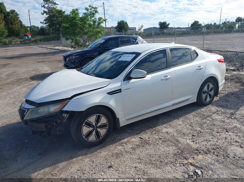 2013 Kia Optima Hybrid Lx KNAGM4AD7D5055188 photo 1