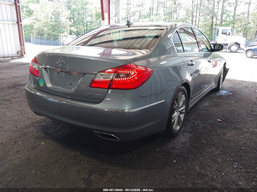 Vin: kmhgc4dd8eu263696, lot: 45616060, hyundai genesis 3.8 20144