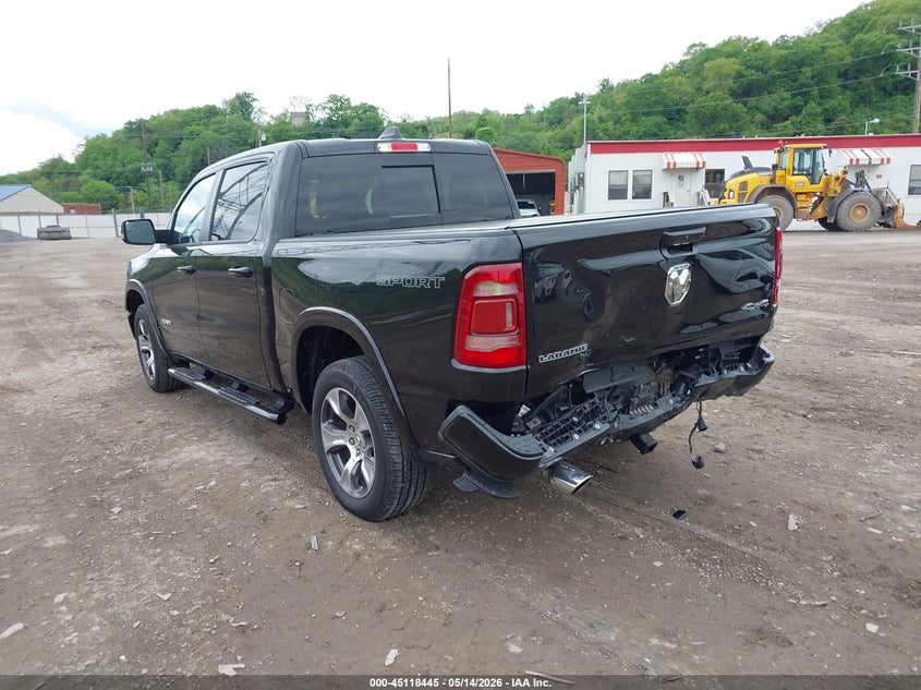 Vin: 1c6srfjt8nn282223, lot: 45616061, ram 1500 laramie  4x4 5'7 box 20223