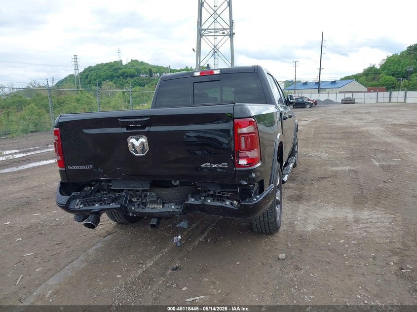 Vin: 1c6srfjt8nn282223, lot: 45616061, ram 1500 laramie  4x4 5'7 box 20224