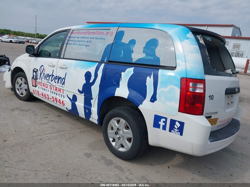 Vin: 2d4rn4de1ar160680, lot: 45616079, dodge grand caravan se 20103