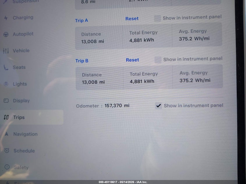 2016 TESLA MODEL X auction photo 7
