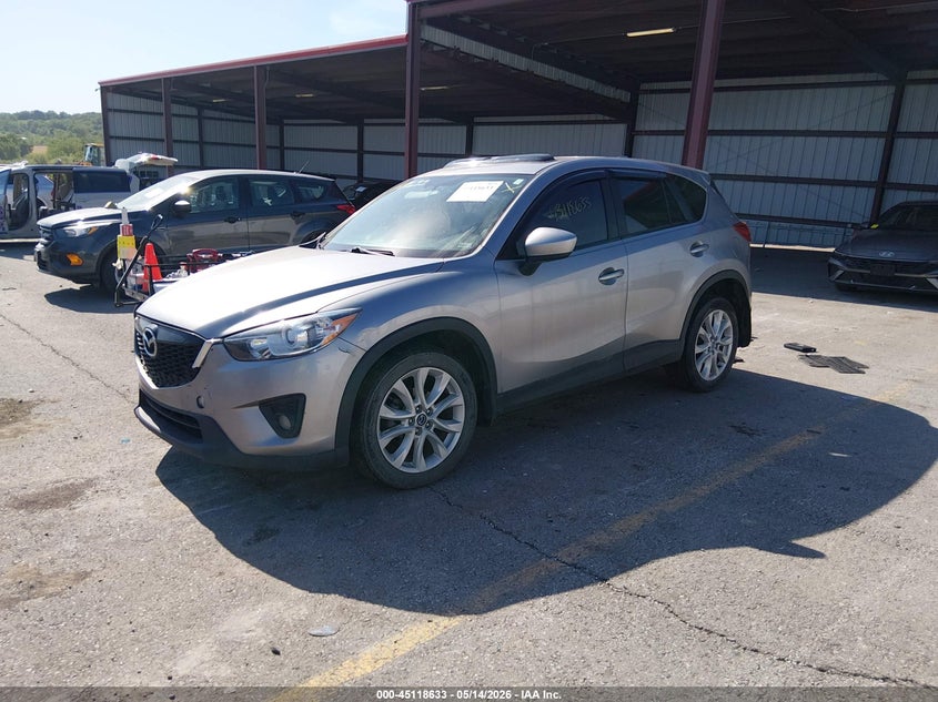 Vin: jm3ke4dy5e0308555, lot: 45616248, mazda cx-5 grand touring 20142