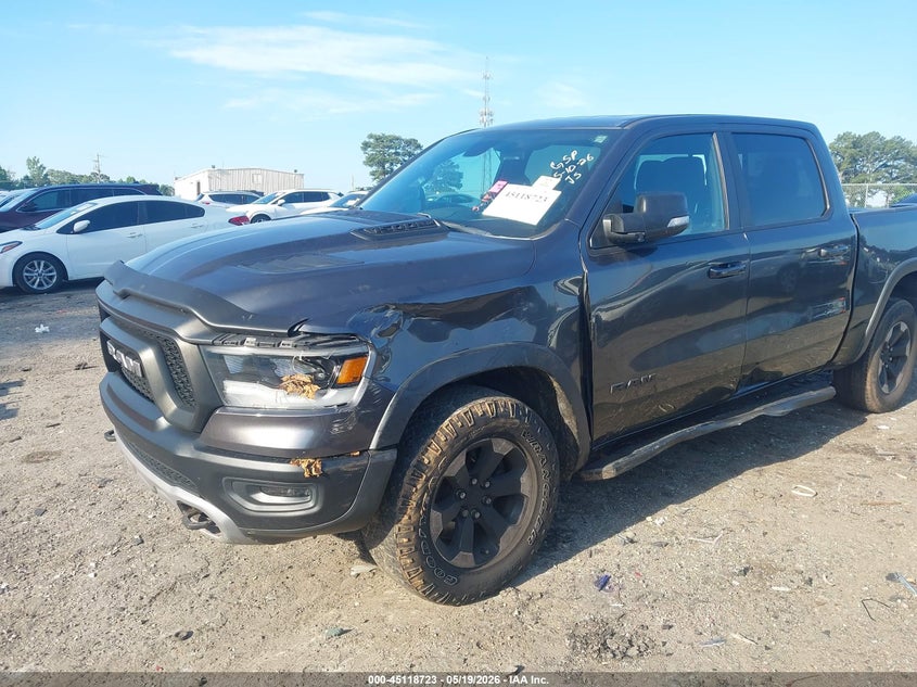 Vin: 1c6srflt9ln380834, lot: 45616339, ram 1500 rebel  4x4 5'7 box 20202