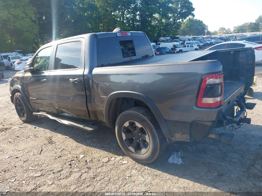Vin: 1c6srflt9ln380834, lot: 45616339, ram 1500 rebel  4x4 5'7 box 20203