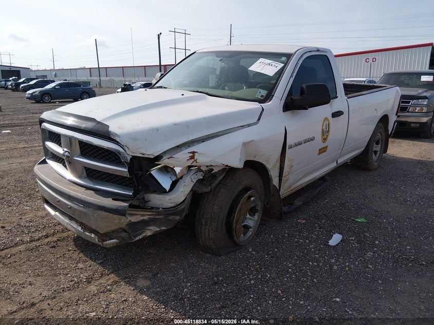 Vin: 3c6jd6dp5cg244947, lot: 45616450, ram 1500 st 20122
