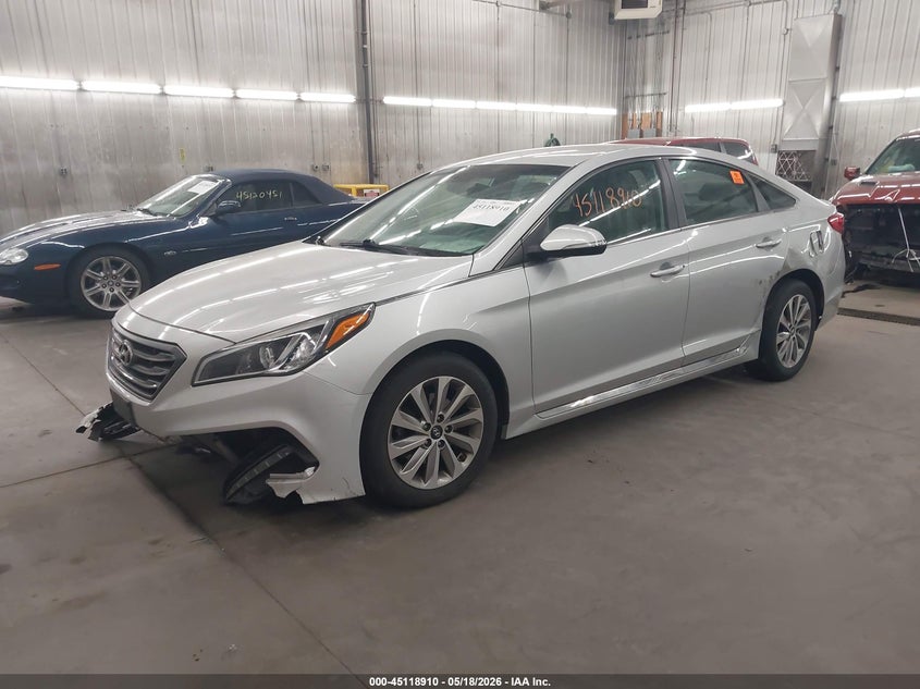 2015 HYUNDAI SONATA SEDAN 2.4L I-4 DI, DOHC, VVT, 185HP