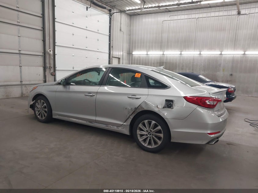 2015 HYUNDAI SONATA SEDAN 2.4L I-4 DI, DOHC, VVT, 185HP