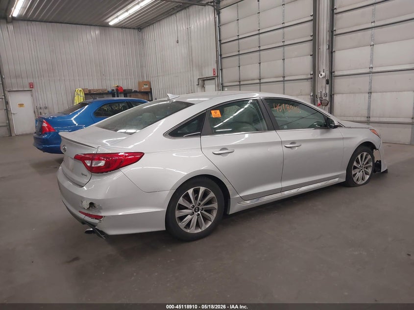 2015 HYUNDAI SONATA SEDAN 2.4L I-4 DI, DOHC, VVT, 185HP