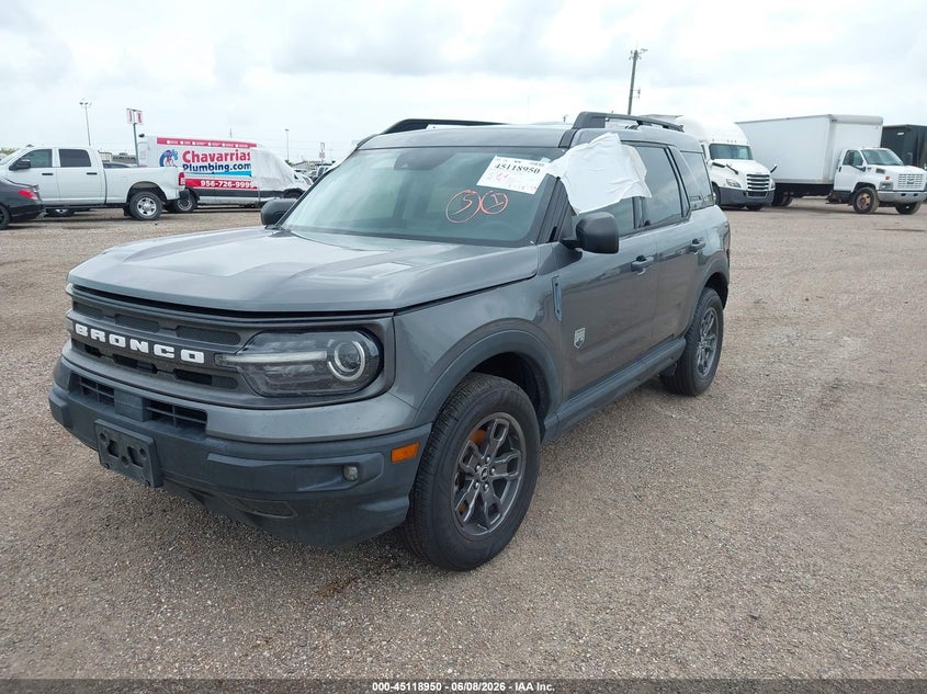 Vin: 3fmcr9b60mra17519, lot: 45616566, ford bronco sport big bend 20212
