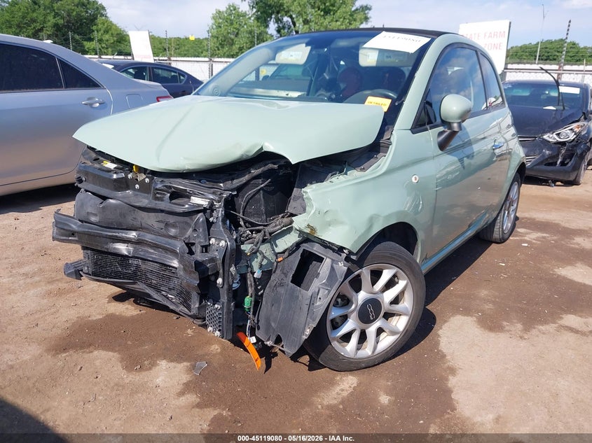 Vin: 3c3cfflr8ht643708, lot: 45616696, fiat 500c pop 20172