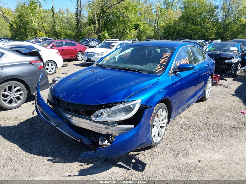 Vin: 1c3cccab6gn162352, lot: 45616724, chrysler 200 limited 20162