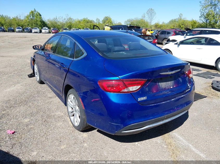 Vin: 1c3cccab6gn162352, lot: 45616724, chrysler 200 limited 20163