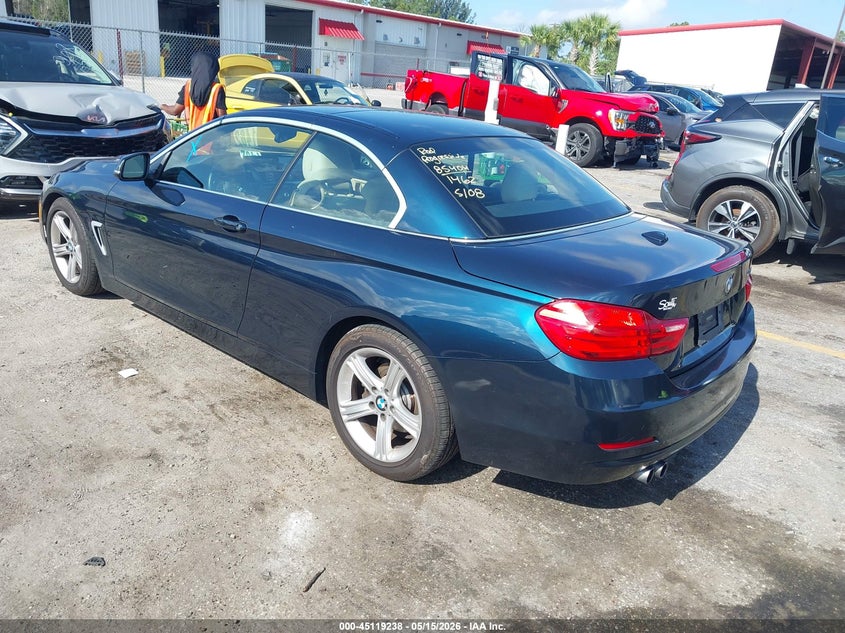 Vin: wba3v5c53ep751334, lot: 45616854, bmw 428i 20143