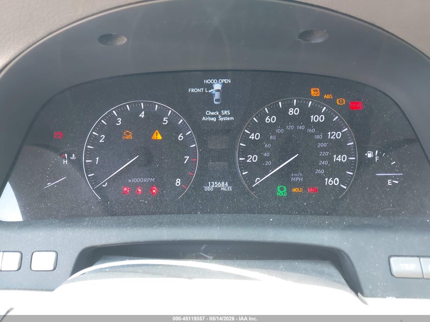 2008 Lexus Ls 460 VIN: JTHBL46F685063202 Lot: 45119357