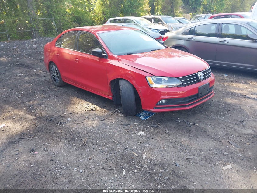 2016 VOLKSWAGEN JETTA 1.8T SPORT