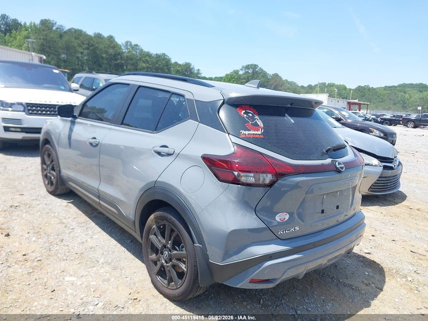 Vin: 3n1cp5dv7pl467184, lot: 45617031, nissan kicks sr xtronic cvt 20233
