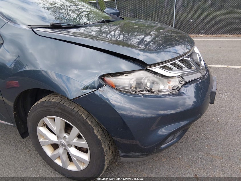 2013 Nissan Murano Sv VIN: JN8AZ1MW3DW319897 Lot: 45119471