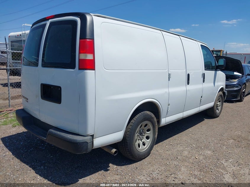Vin: 1gcsgafx7e1181212, lot: 45617098, chevrolet express 1500 work van 20144