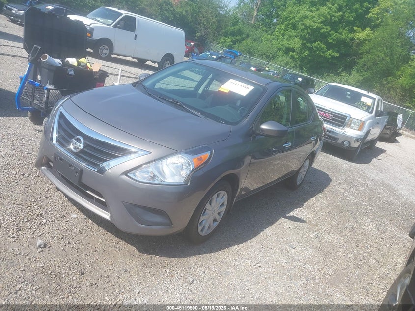Vin: 3n1cn7ap6fl898783, lot: 45617116, nissan versa 1.6 s/1.6 s+/1.6 sl/1.6 sv 20152