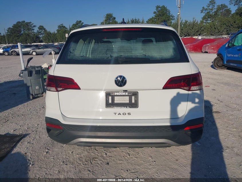 2022 Volkswagen Taos 1.5T S VIN: 3VVDX7B26NM057006 Lot: 45119506