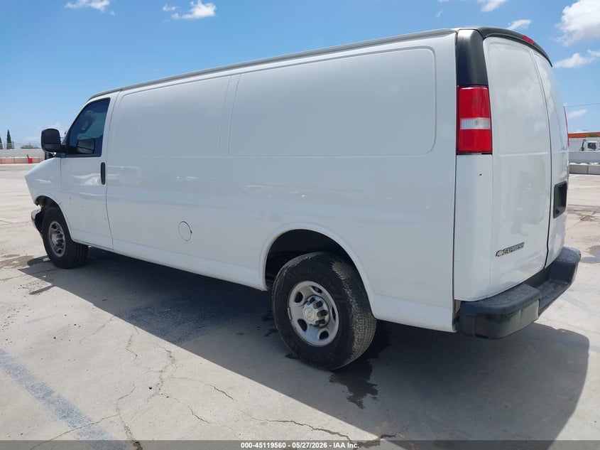 Vin: 1gcwgbfg9l1263480, lot: 45617176, chevrolet express cargo rwd 2500 extended wheelbase wt 20203