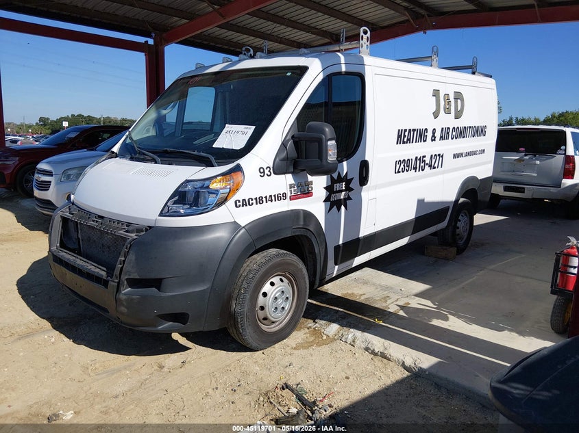 2020 Ram Promaster 1500 Low Roof 136 Wb 3C6TRVAG0LE121495 photo 1
