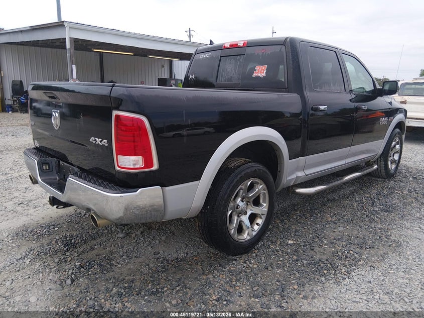 Vin: 1c6rr7nt2ds631147, lot: 45617337, ram 1500 laramie 20134
